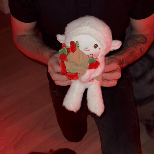 Flowmiś - Miś z bukietem kwiatów